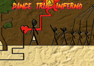 Dance Trial Inferno - Title