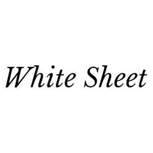 White Sheet - Cover